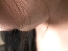 Japanese downblouse video flat breasts, sexy voice, sexier face