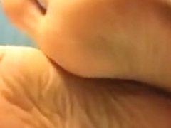 Exotic homemade Foot Fetish sex movie