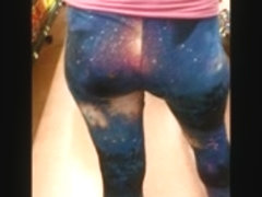 blue leggins