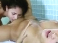 Brunette Teen Best Friends Banged In A Shower Threesome