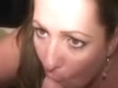 Sloppy Titty Brunette Crack Whore Sucking Dick Pov