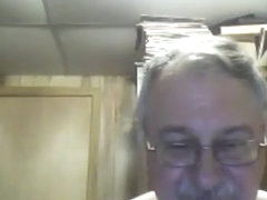 Grandpa show on webcam 3
