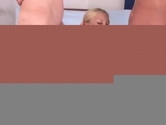 Russian teen in threesome