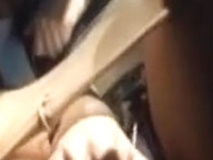 Asian Milf Is Giving Head In Her Car