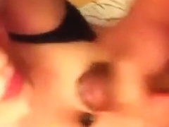 Handcuffed Amber Gets Face Fucked