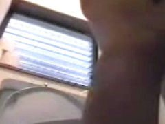 Common amateur spy cam sex vid with hot masturbation