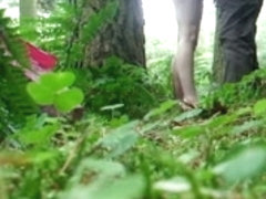 Blondie gives me a BJ in the woods