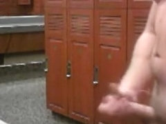 Hanging in the Locker room Naked