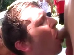 College freshmen initiated into blowjobs