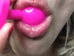 Baiseball CEI. ENG Sub. Lele sucks her buttplug and makes you eat your cum.