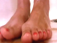 SORORITY HAZING RITUAL WET AND MESSY FEET FOOT WORSHIP HUMILIATION SHOWER