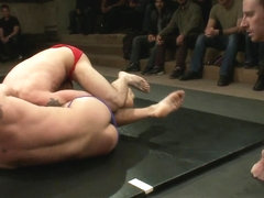 NakedKombat Trent Diesel and Sebastian Keys vs Leo Forte and DJ Live Audience Tag Team Match