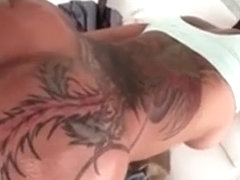 Tattooed Slut Gets Butt Smashed From Behind