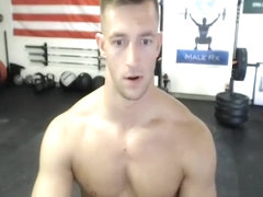 handsome stud jerks off on cam