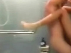 banging hot girl under the shower