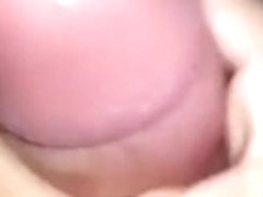 Cock cumming close up