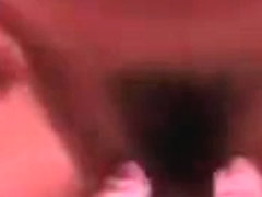 POV brunette ex-girlfriend humping dick in her hairy pussy