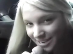 in car blowjob fun