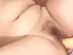 Busty amateur Zoey toying her hot pussy