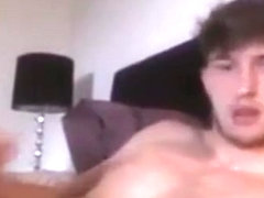 Hot guy jacking off web cam