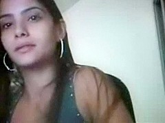 Horny latina girl masturbates