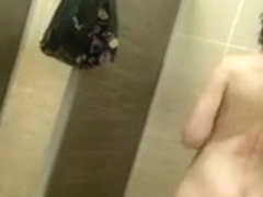 Next door amateur women spied in public shower