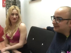 Proud girl fucks an ugly bald guy without thinking it twice