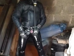 Rubber  leather and some toys in the attic