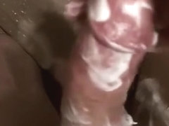 Hadjob in shower for slut