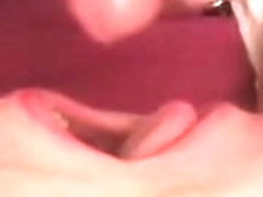 My wench wife sucks strangers strapon and swallows his sexy sex cream