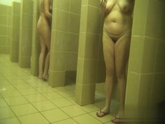 Hidden cameras in public pool showers 1006