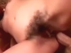 Big Hairy Snatch Fucked By Two