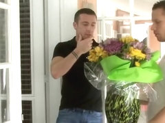 Flower deliver guy gets fucked part5