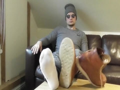 TRAILER: RED WINGS BOOT WORSHIP WITH WHITE SOCKS