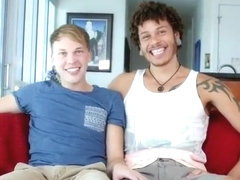 Latin gay interracial with anal cumshot