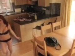 Hot Busty Housesitter caught on camera