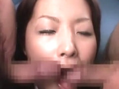 Hottest Japanese whore in Incredible Group Sex, Blowjob JAV clip