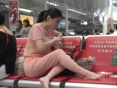 Asian real Candid Very Nice Feet