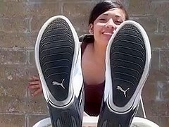 I show my immature feet in this video