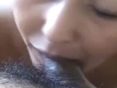 Asian lady is sucking off my cock