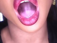 Wifes lips and tongue caressing my ding-dong