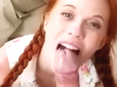 College Hoe Dolly Little Sucks On Sugar Daddys Cock