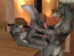 Gay Furry (Yiffalicious) - Wolf Bar Sex [Animated Yiff]