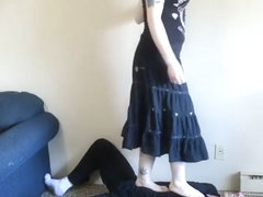 TSM - Amber jumps on and busts my balls barefoot