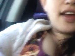 super sexy bbw playing in car