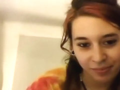 Dreadlock Hippy Webcam Girl Plays