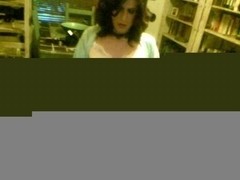 Hot crossdresser masturbates by webcam