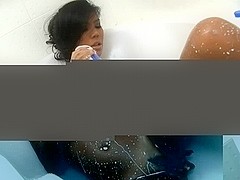 Odette in Busty Bathtub Movie