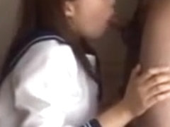 Japanese Cum Loving Schoolgirl Swallows