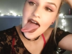Super Long Tongue Lesbian Porn - Tongue Porn Videos, French Kiss Sex Movies, Tonguing Porno ...